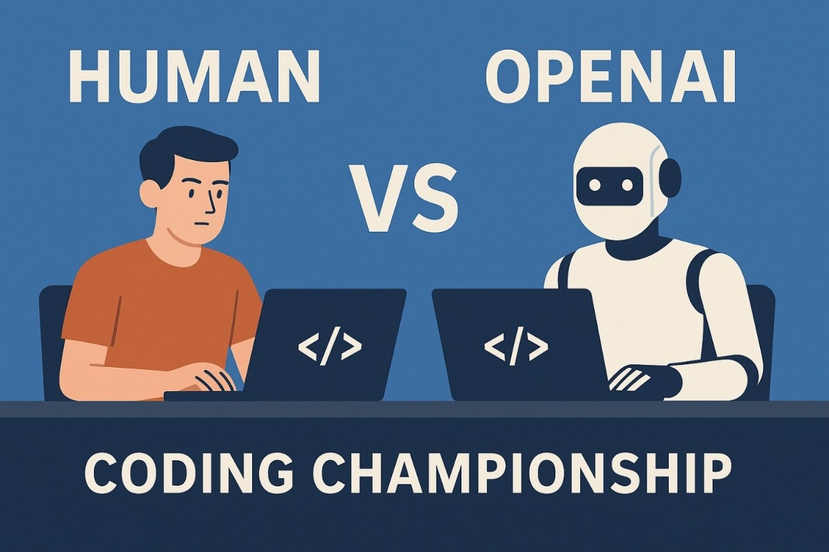 Human vs OpenAI competition and the as a result human wins the match
