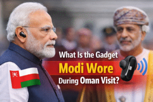 What Is the Gadget Modi Wore During Oman Visit